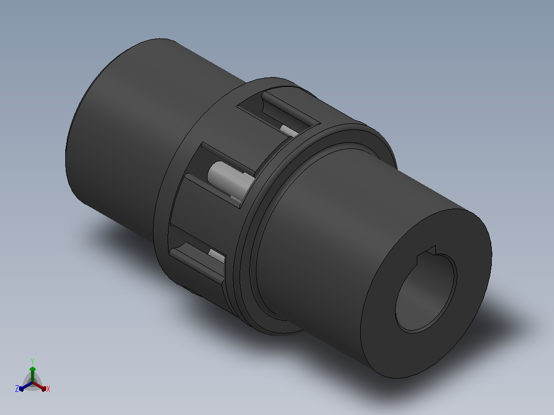 LM型梅花形弹性联轴器_LM3联轴器J120×52／Z25×44主视图