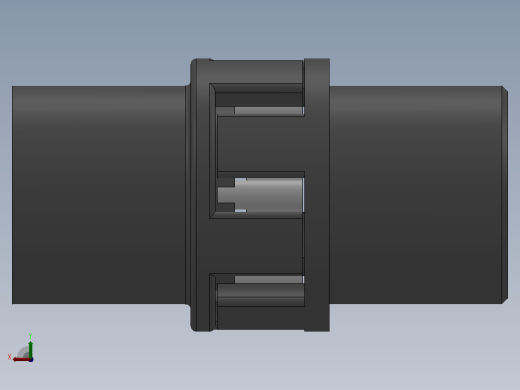 LM型梅花形弹性联轴器_LM3联轴器J120×52／Z25×44后视缩略图