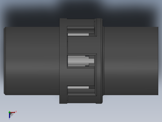 LM型梅花形弹性联轴器_LM3联轴器J120×52／Z25×44俯视缩略图