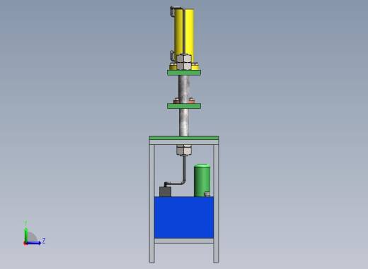 A20-两柱油压机左视缩略图