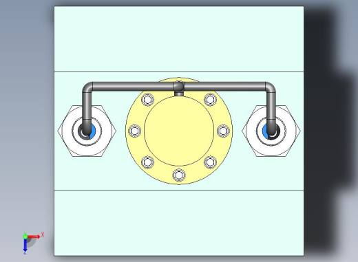 A20-两柱油压机俯视缩略图