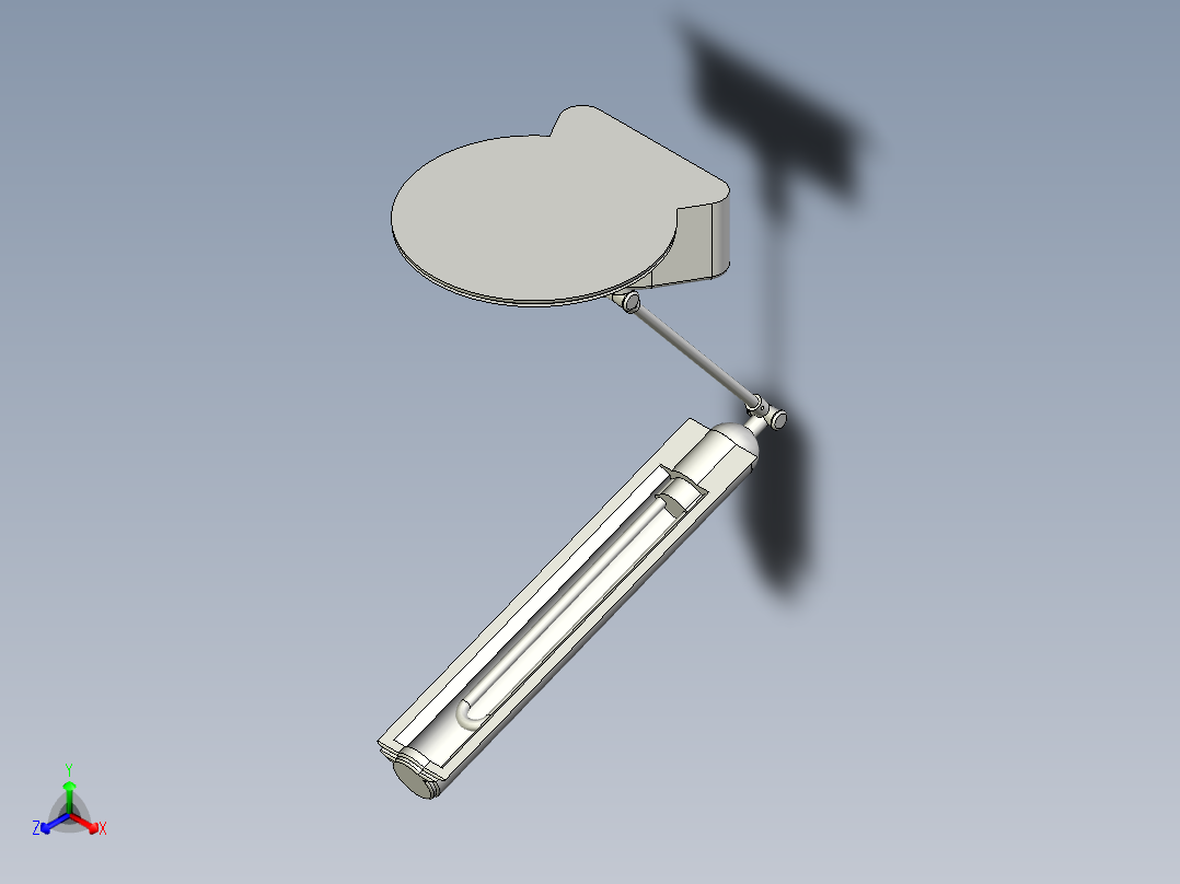 可爱的台灯模型