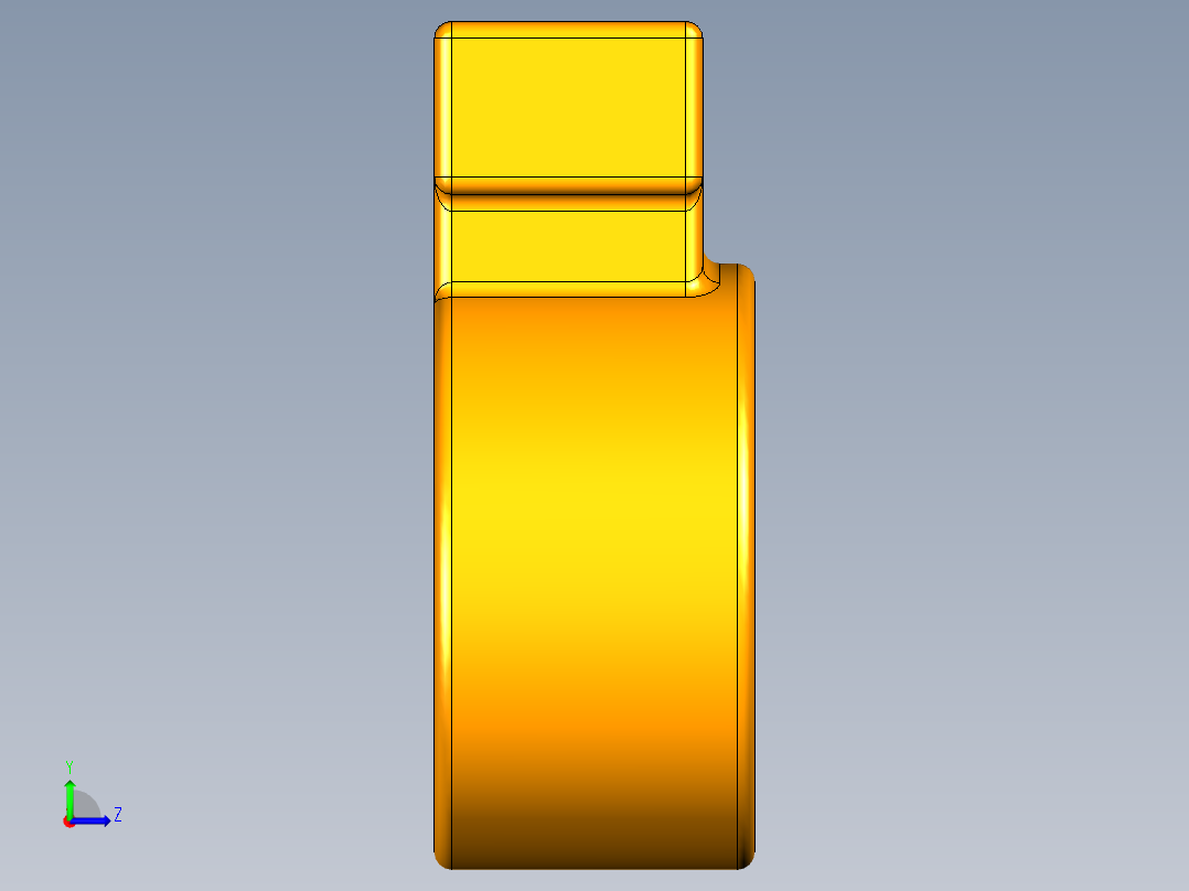 半自动易拉罐切罐机左视图