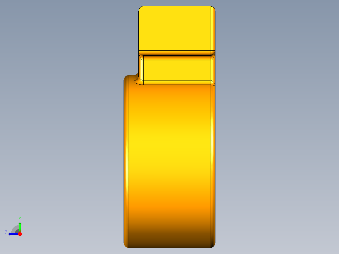 半自动易拉罐切罐机右视图