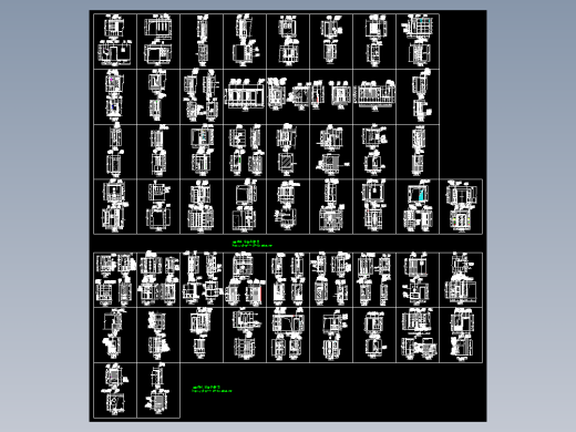 CS10-进户玄关柜鞋柜cad-249套