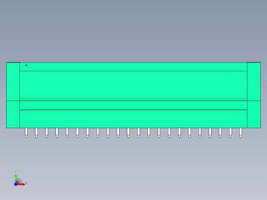 DEGSON 15EDG（公头） 3.5mm 螺钉锁紧，插拔式接线端子 FullPack-15EDGVTM-3.5-44P-14-00AH前视缩略图