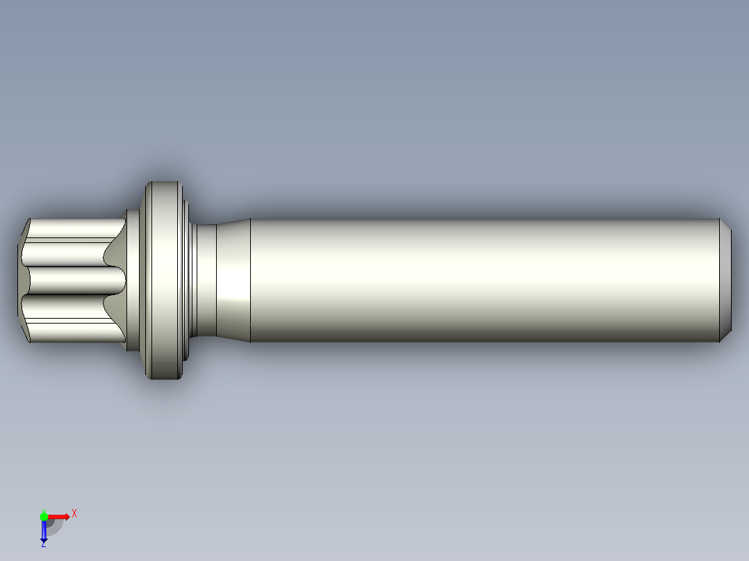 六角螺钉-Hexalobular_screw-M8-35-31-11-12.8-9.stp俯视图