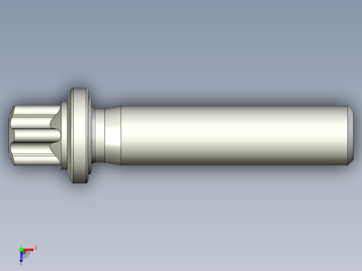 六角螺钉-Hexalobular_screw-M8-35-31-11-12.8-9.stp俯视缩略图