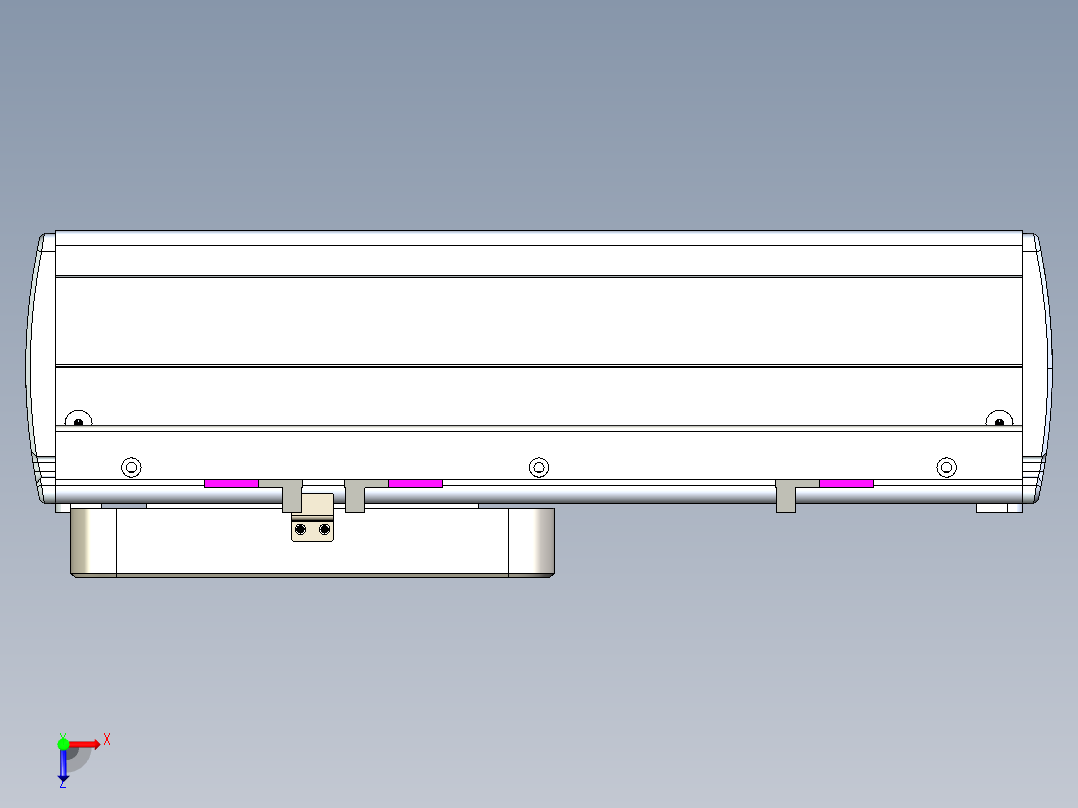 威洛博LC系列3d模型模组LC22H1Y-S150俯视图