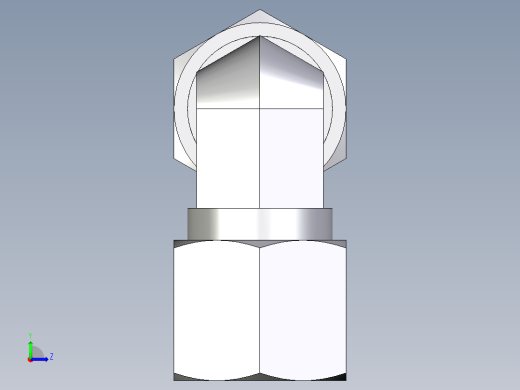 卡套式工业通用硬管接头EO_Union_elbow_W10L71左视缩略图