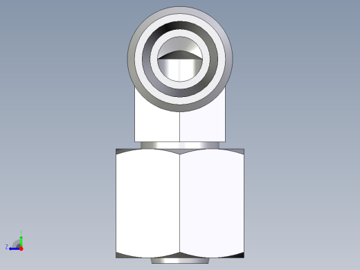 卡套式工业通用硬管接头EO_Swivel_nut_elbow_EW08LOMD71右视缩略图