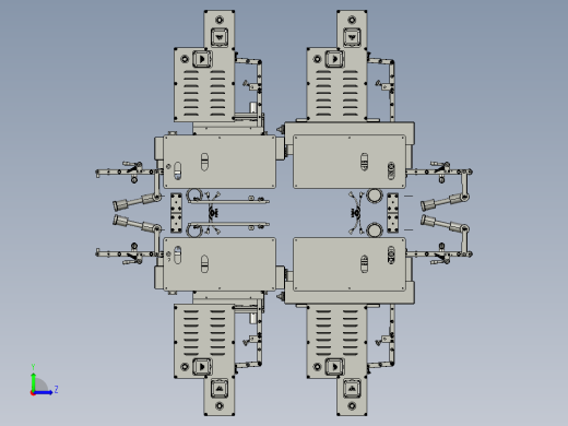 自动供料加工系统左视缩略图