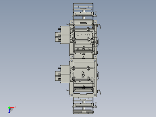 自动供料加工系统俯视缩略图