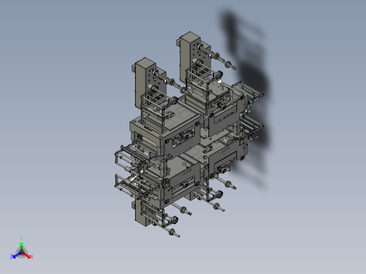 自动供料加工系统正等轴测缩略图