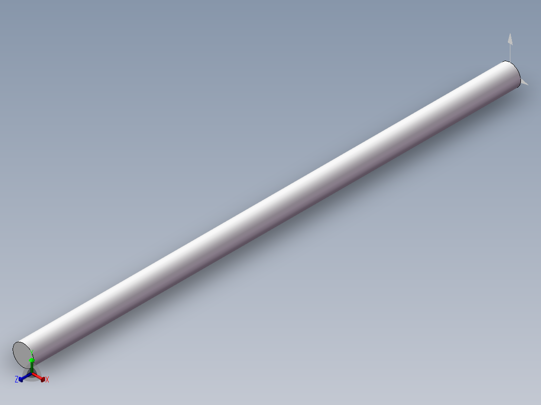 零件9 毛刷正等轴测图