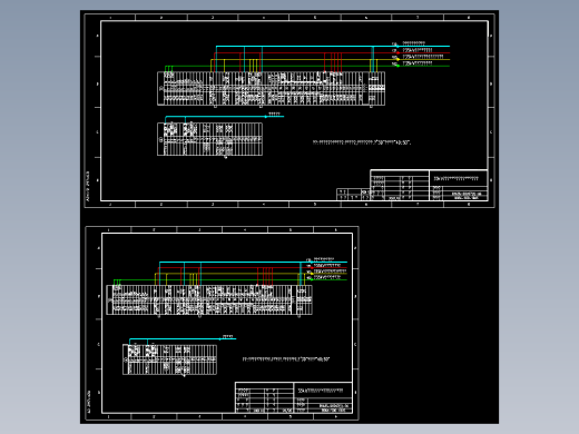 35kV并联电抗器在微机保护屏上的端子排(B066-500-1905)