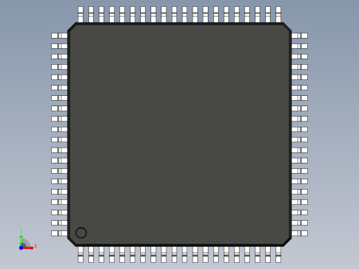 元器件3D封装LQFP80_FPT-80P-M1184前视缩略图