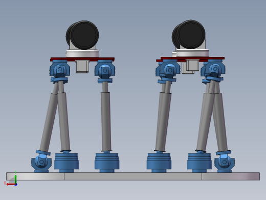 车腿装配后视缩略图