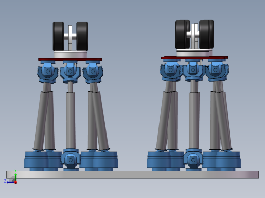 车腿装配右视缩略图
