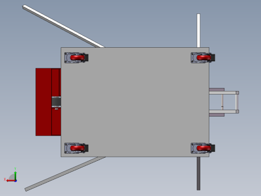 篮球发球机三维SW模型设计+CAD装配图 3D建solidworks图纸数据后视缩略图