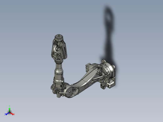 川崎BX130X六轴工业机器人三维模型资料