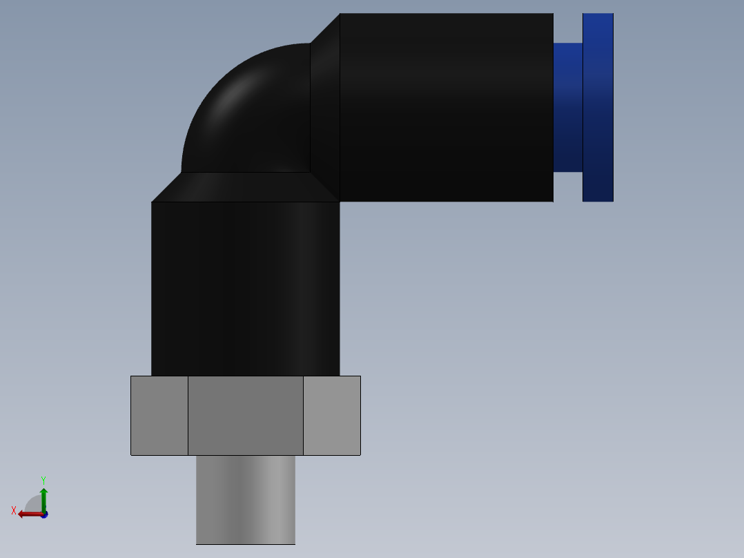 Ø4 x M5 COTOVELO 90° MACHO GIRAT. (C02470405)后视图