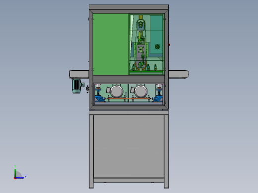 金属压痕抛光机sw18可编辑左视缩略图