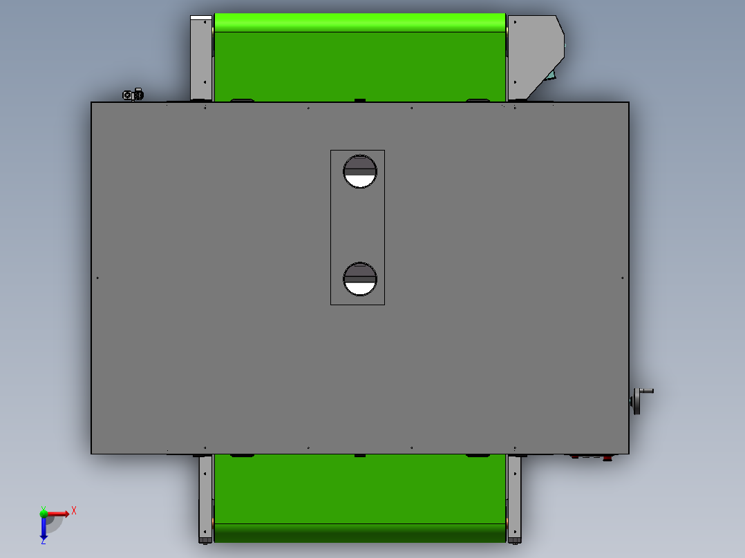 金属压痕抛光机sw18可编辑俯视图