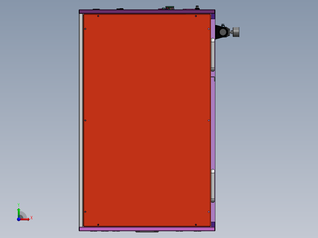 主板测试机（sw21可编辑+工程图）前视图