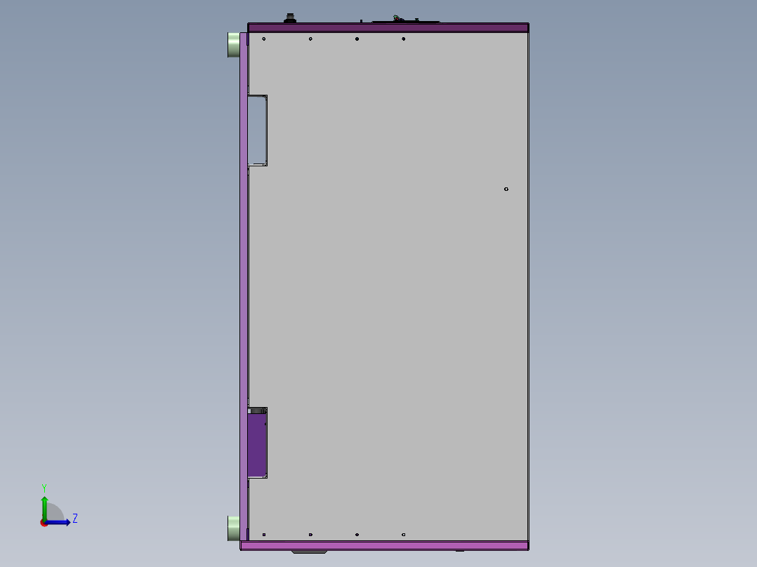主板测试机（sw21可编辑+工程图）左视图