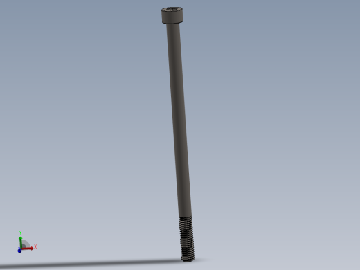 Screw_DIN_912_M8x150_A2.SLDPRT公制内六角螺钉
