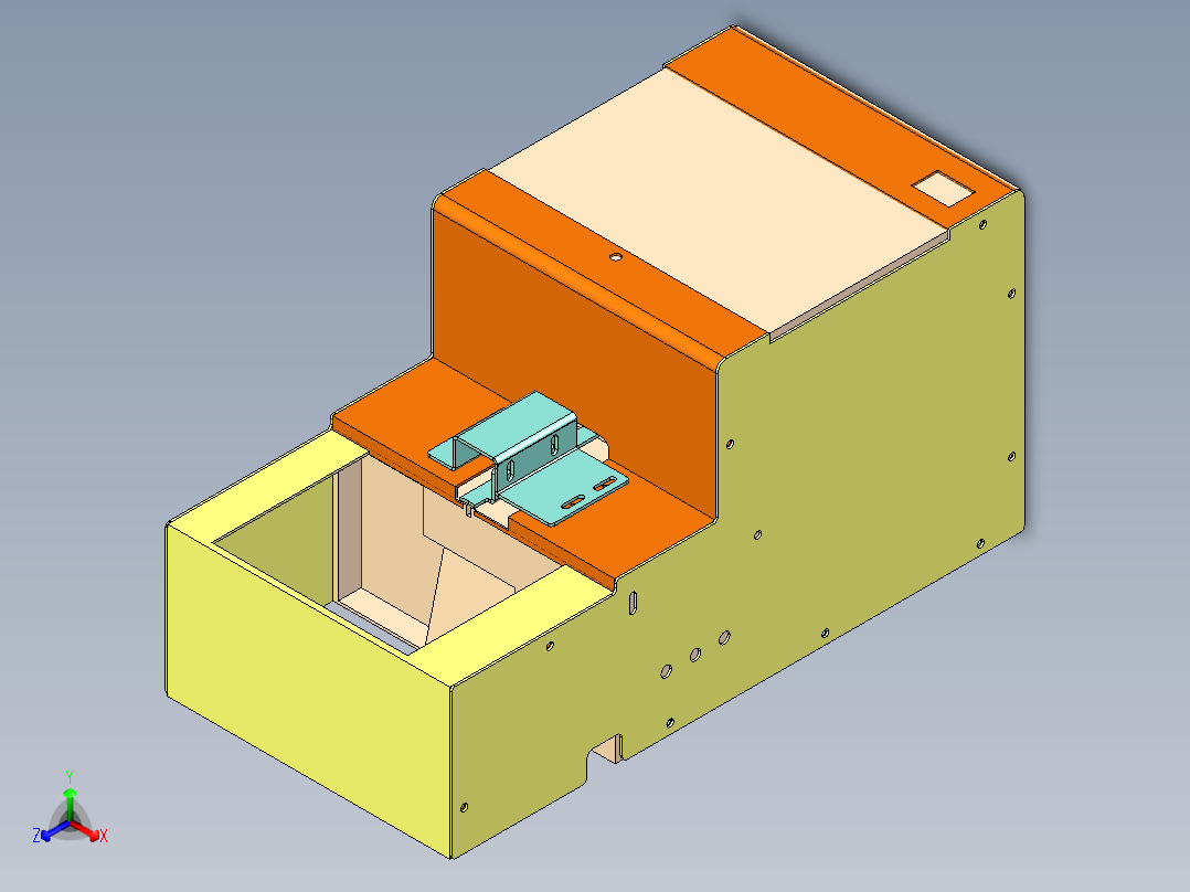 1出6螺丝供料机外壳