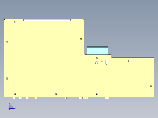 1出6螺丝供料机外壳左视缩略图