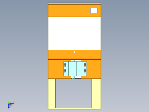 1出6螺丝供料机外壳俯视缩略图