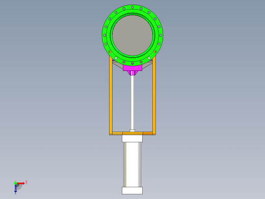 气动插板阀俯视缩略图