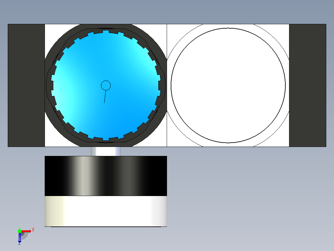 费斯托二联过滤器俯视图