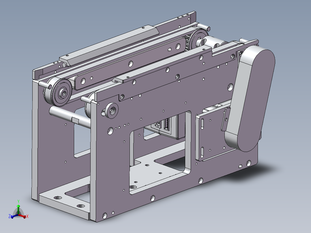 0.286米0.085米双带输送机构