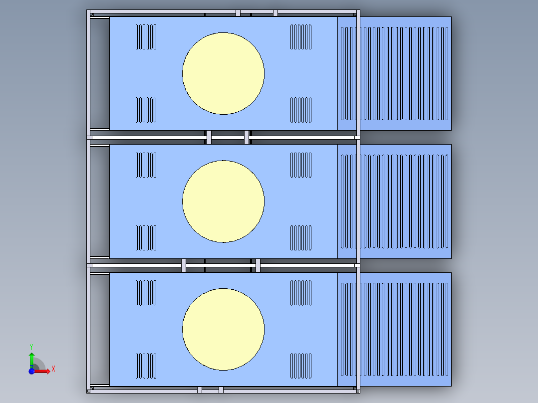 立体车库前视图