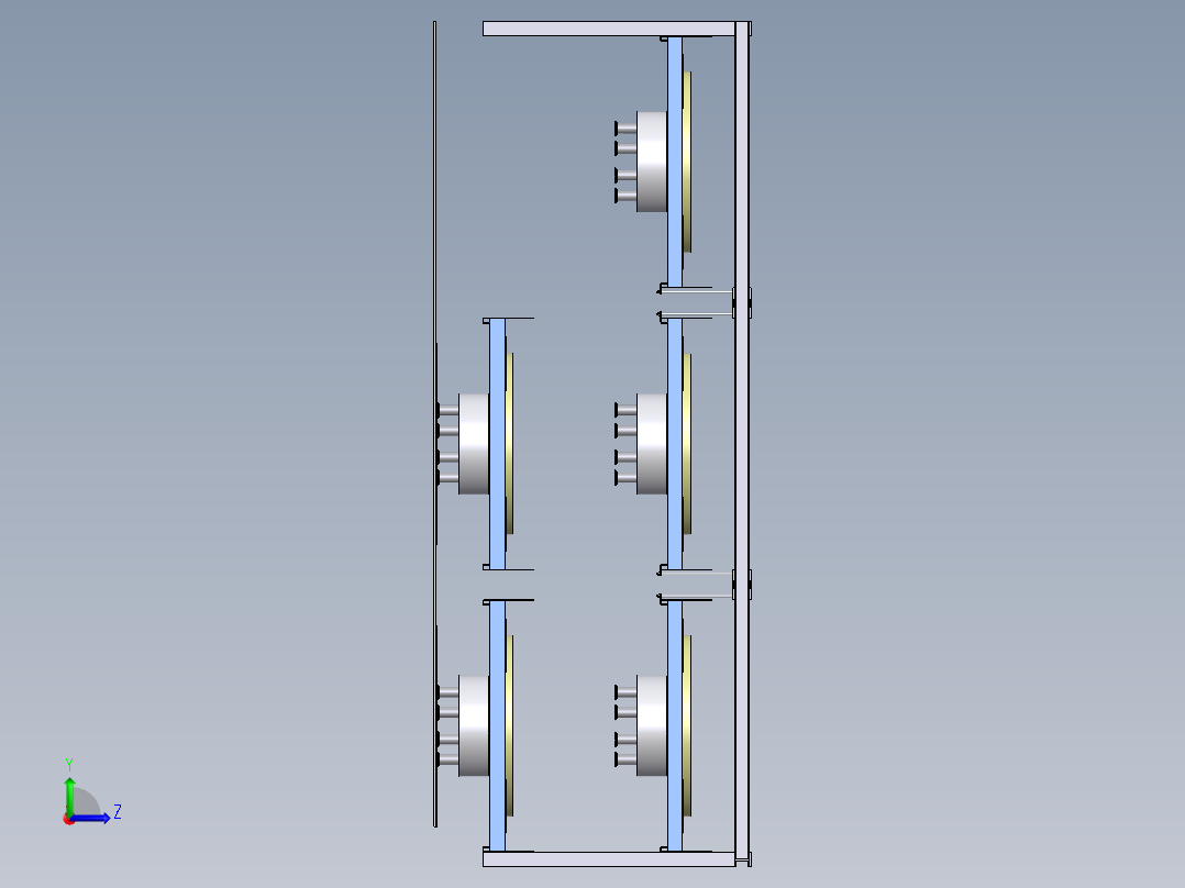 立体车库左视图