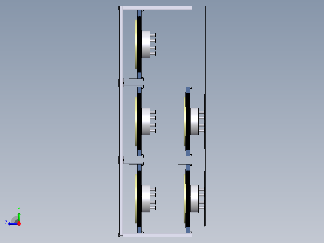 立体车库右视图