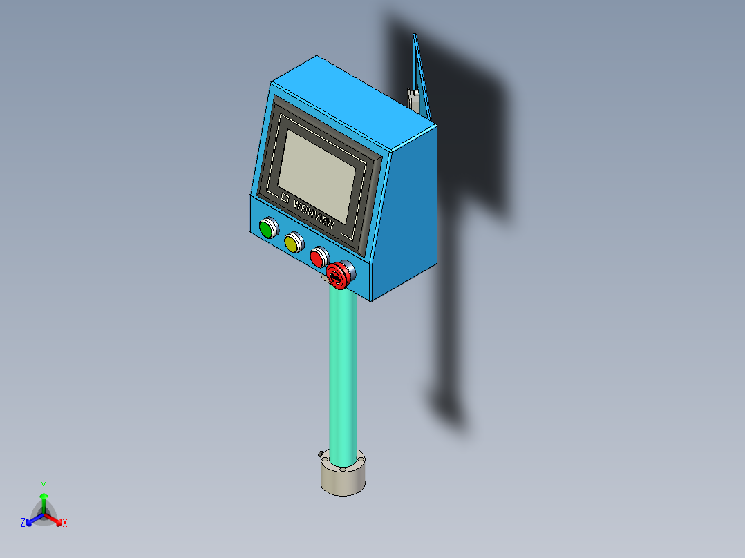 触摸屏安装盒子