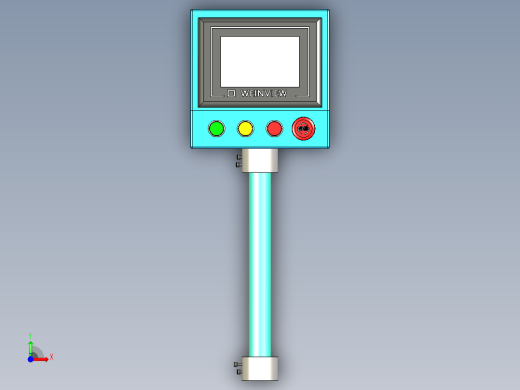 触摸屏安装盒子前视缩略图