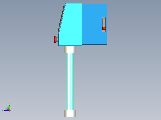 触摸屏安装盒子右视缩略图