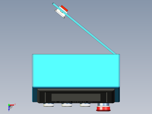 触摸屏安装盒子俯视缩略图
