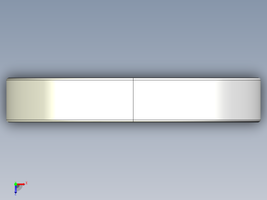 完整的公制6200系列，开放式轴承库SolidWorks和Step模型俯视缩略图