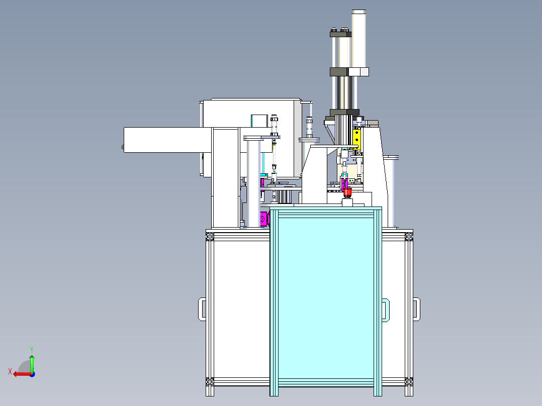 转盘式膨胀阀磁芯组装机（空调配件装配）后视图