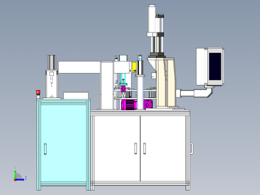 转盘式膨胀阀磁芯组装机（空调配件装配）左视缩略图