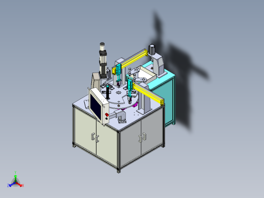 转盘式膨胀阀磁芯组装机（空调配件装配）正等轴测缩略图