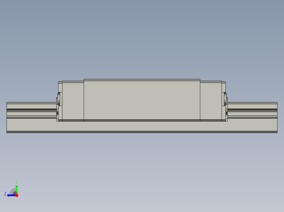 滑轨SSEBWN14G-70-1823-1111右视图