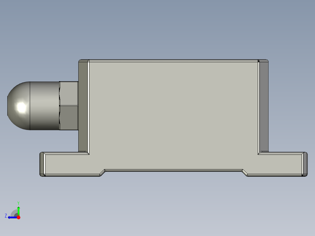 BWL317S-Modbus单轴倾角传感器BWL317S-Modbus单轴倾角传感器右视图